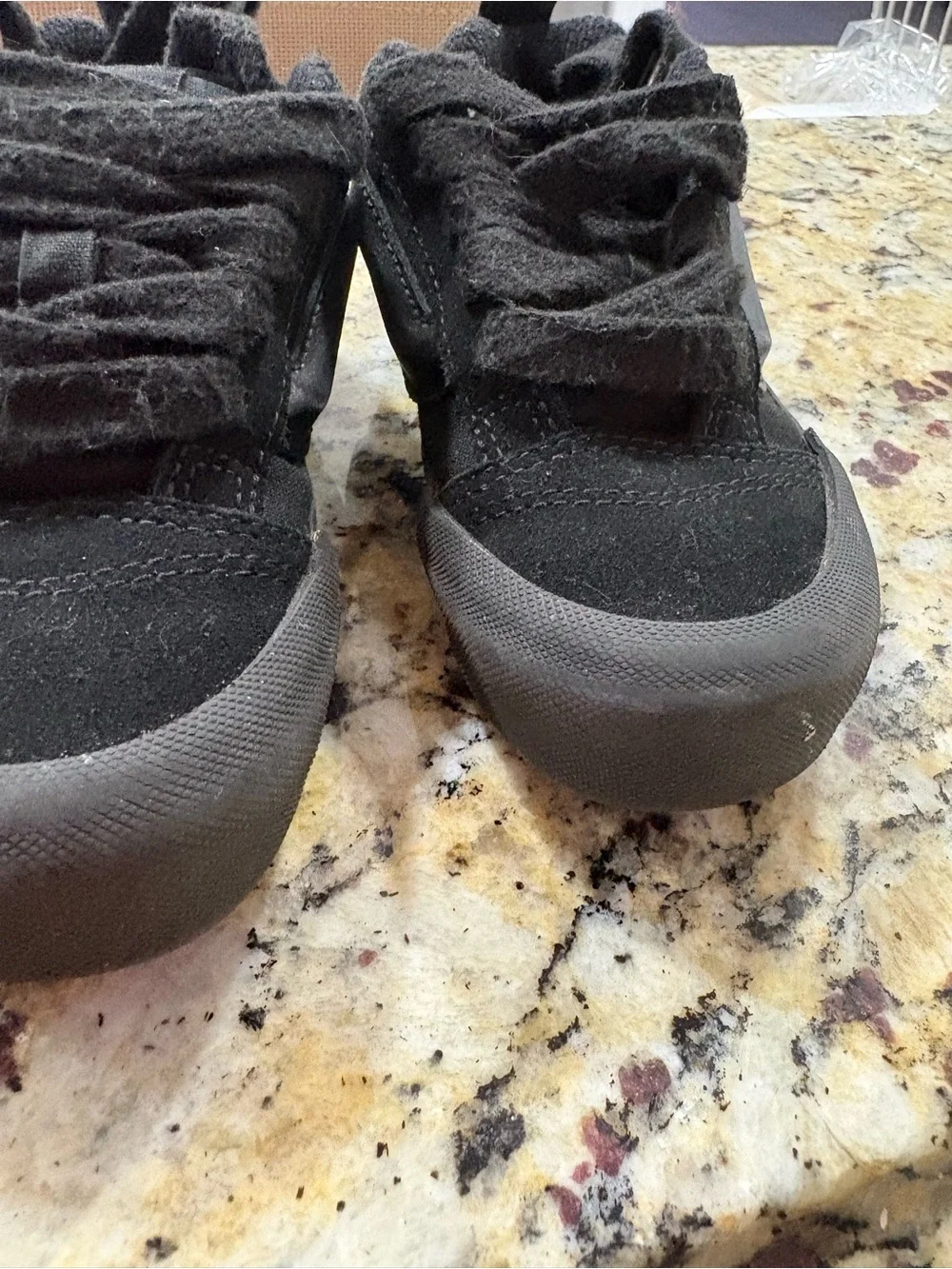 Vans Kids Black High-Top Sneakers